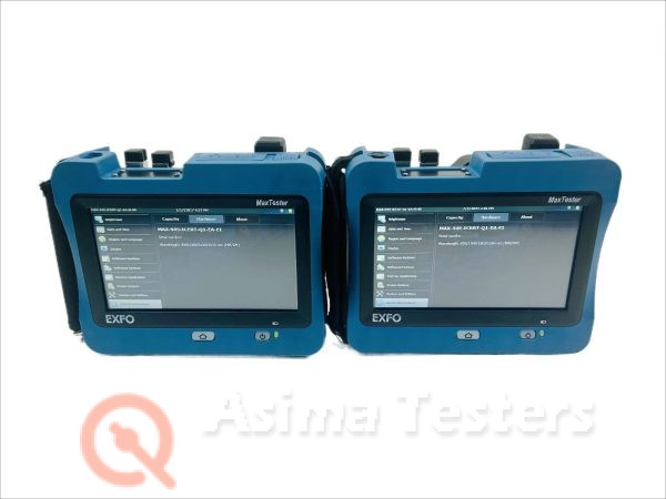 Exfo MaxTester MAX-945-ICERT-Q1-EA-EI QUAD Fiber Loss Test Set (OLTS) ICERT - Image 6