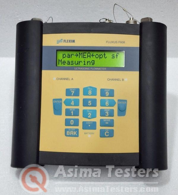 FLEXIM FLUXUS F608 PORTABLE ULTRASONIC FLOWMETER