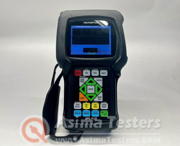 Olympus 38DL PLUS Ultrasonic Thickness Gauge, High Penetration & D790 Transducer - Image 2