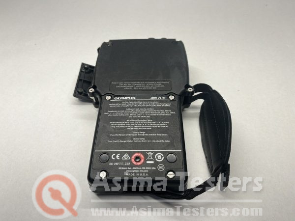 Olympus 38DL PLUS Ultrasonic Thickness Gauge, High Penetration & D790 Transducer - Image 5