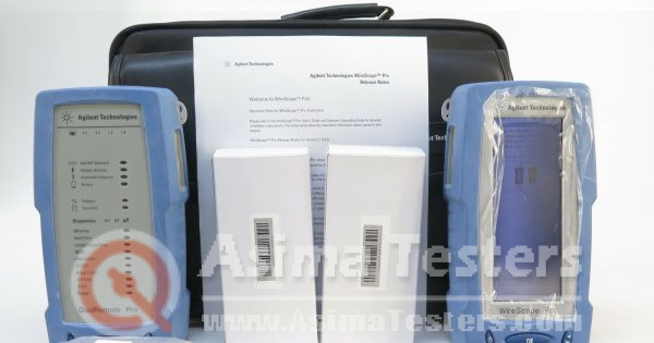 Agilent WireScope PRO N2640A-100 LAN Cable Certifier Set Cat5e Cat6 Cat6a 1GHz - Image 2
