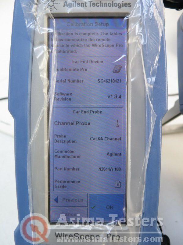Agilent WireScope PRO N2640A-100 LAN Cable Certifier Set Cat5e Cat6 Cat6a 1GHz - Image 3