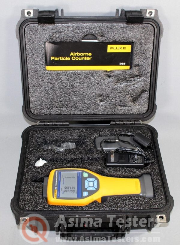 Fluke 985 Airborne Particle Counter Quality Meter with Fluke hard case & charger - Image 2