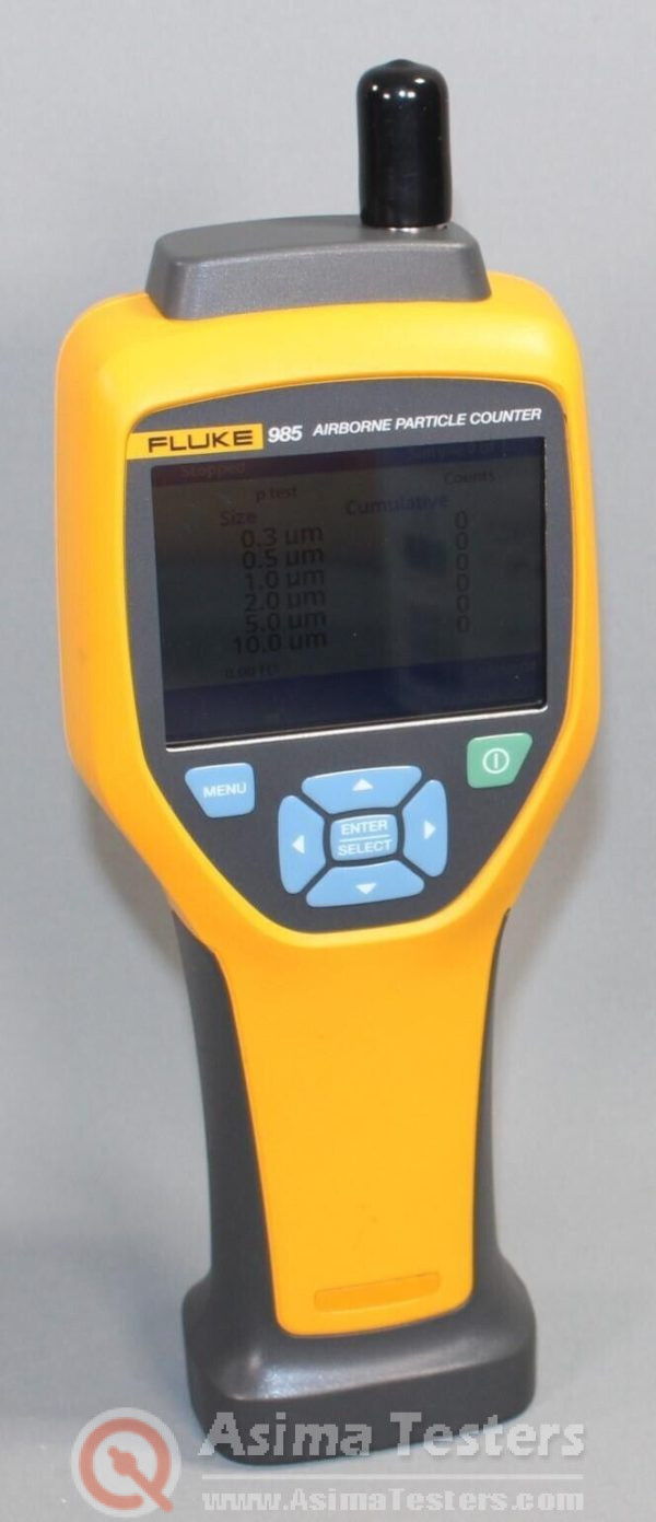Fluke 985 Airborne Particle Counter Quality Meter with Fluke hard case & charger - Image 3