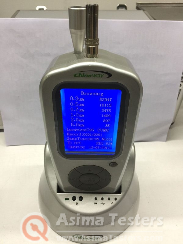 Handheld Six Channels Laser Particle Counter Dust Analyzer - Image 3