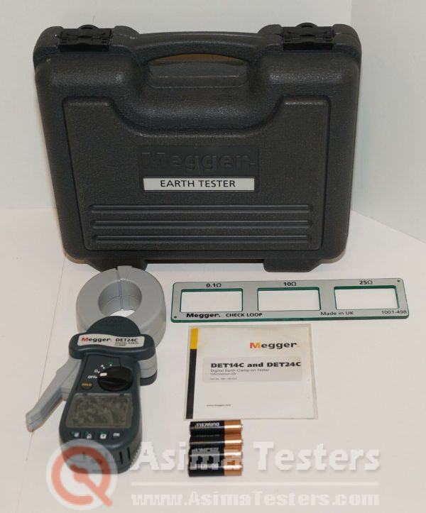 Megger Det24C Digital Earth Ground & Leakage Eliptical Clamp Meter Tester