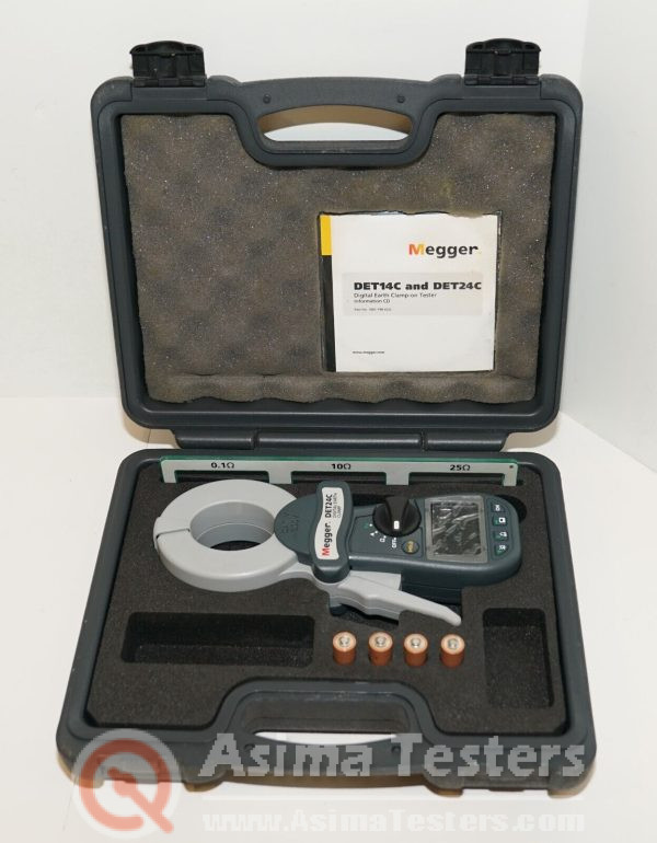 Megger Det24C Digital Earth Ground & Leakage Eliptical Clamp Meter Tester - Image 11