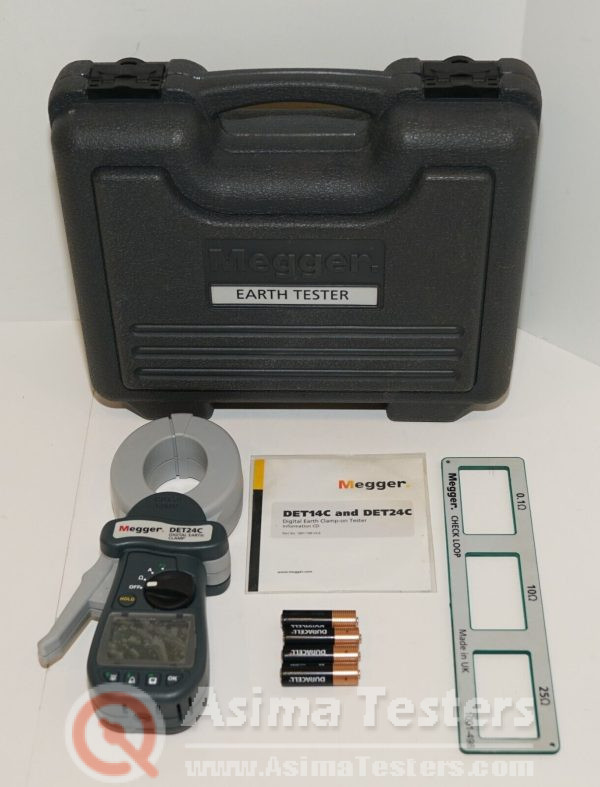 Megger Det24C Digital Earth Ground & Leakage Eliptical Clamp Meter Tester - Image 2