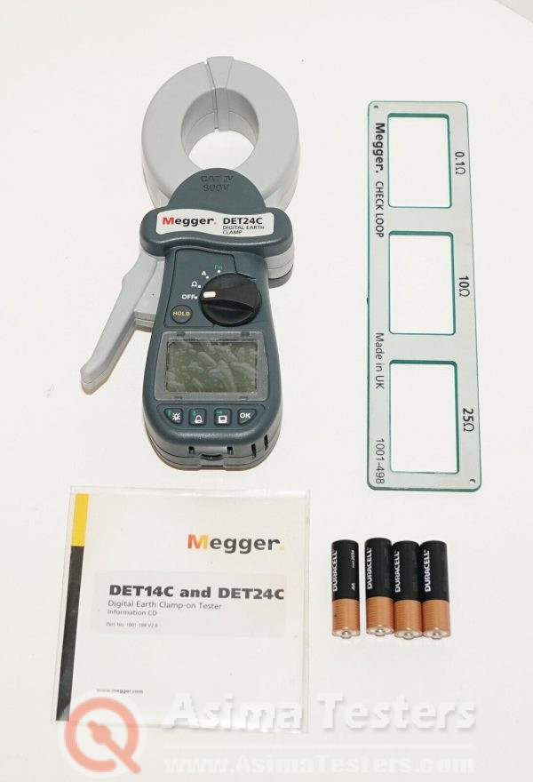 Megger Det24C Digital Earth Ground & Leakage Eliptical Clamp Meter Tester - Image 5