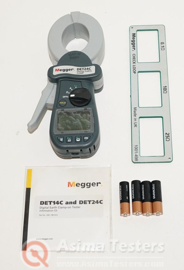 Megger Det24C Digital Earth Ground & Leakage Eliptical Clamp Meter Tester - Image 6