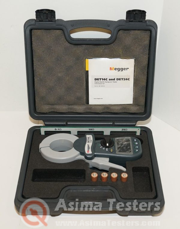 Megger Det24C Digital Earth Ground & Leakage Eliptical Clamp Meter Tester - Image 9
