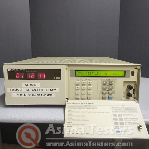 HP 5071A Primary Time and Frequency Standard with Performance Verification Data